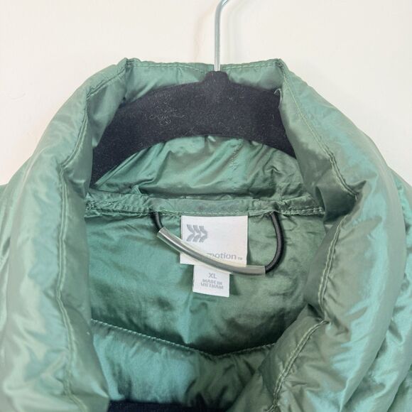 All In Motion Womens Extra Large Lightweight Packable Down Puffer Jacket Green - Picture 8 of 16